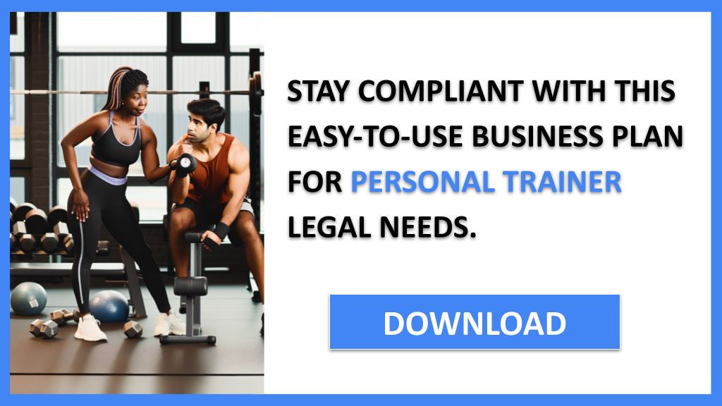 Business Plan Example for Personal Trainer - Personal Trainer Legal Considerations- CTA3