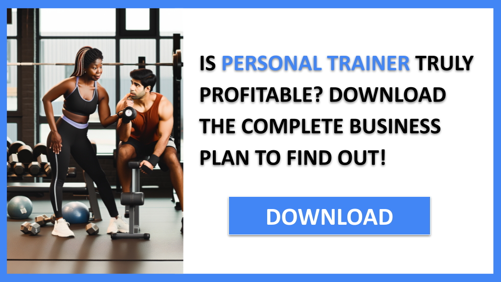 Business Plan Example for Personal Trainer - Personal Trainer Profitability- CTA1