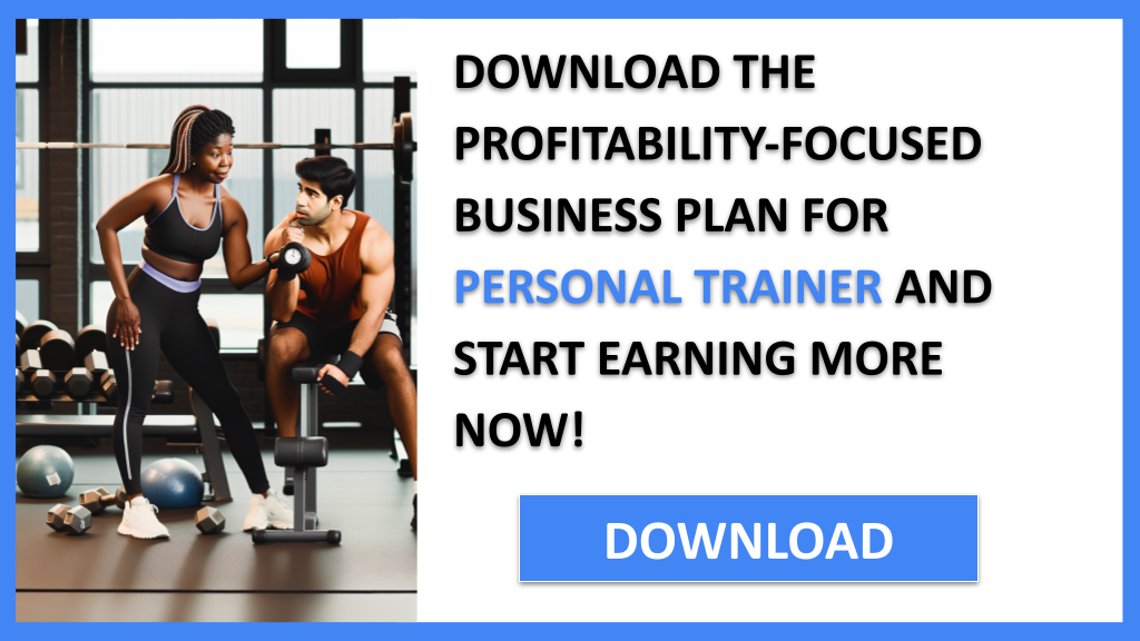 Business Plan Example for Personal Trainer - Personal Trainer Profitability- CTA3