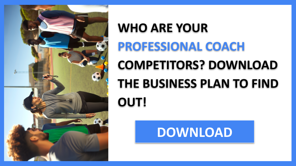 Business Plan Example for Professional Coach - Professional Coach Competition Study- CTA1