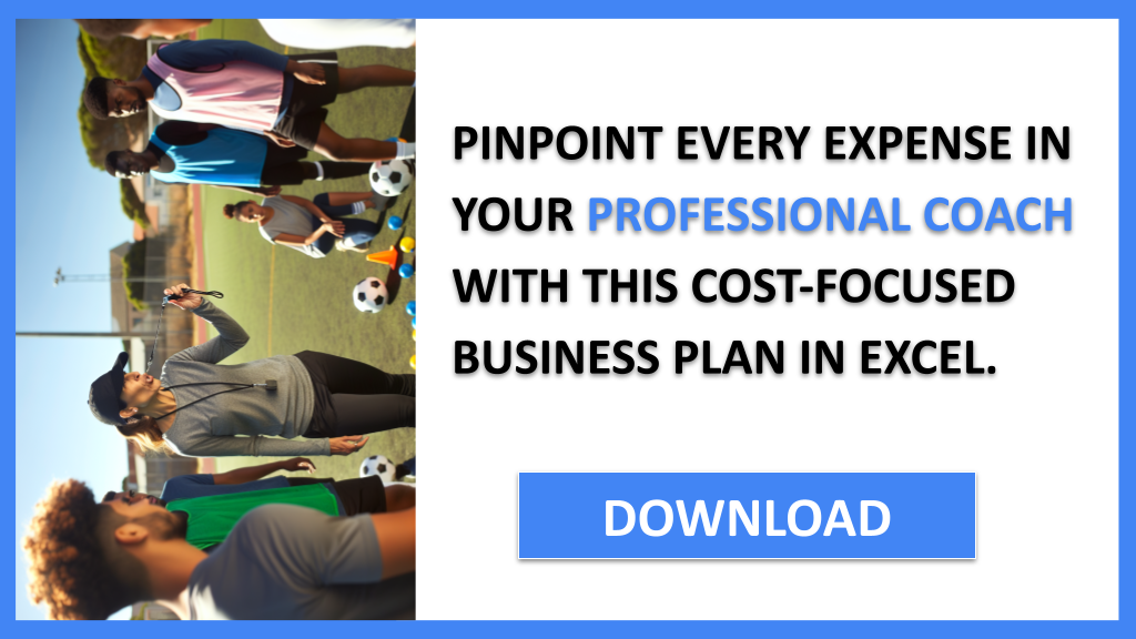Business Plan Example for Professional Coach - Professional Coach Costs- CTA2