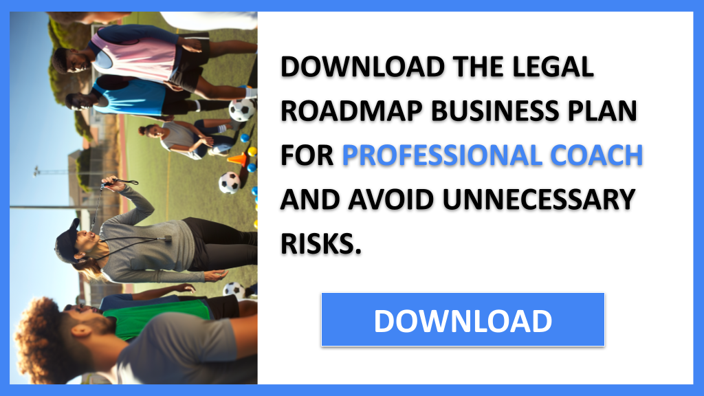 Business Plan Example for Professional Coach - Professional Coach Legal Considerations- CTA2