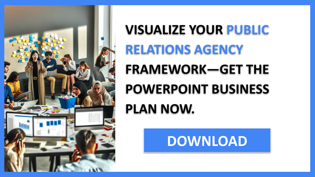 Business Plan Example for Public Relations Agency - Public Relations Agency Business Model Canvas- CTA3