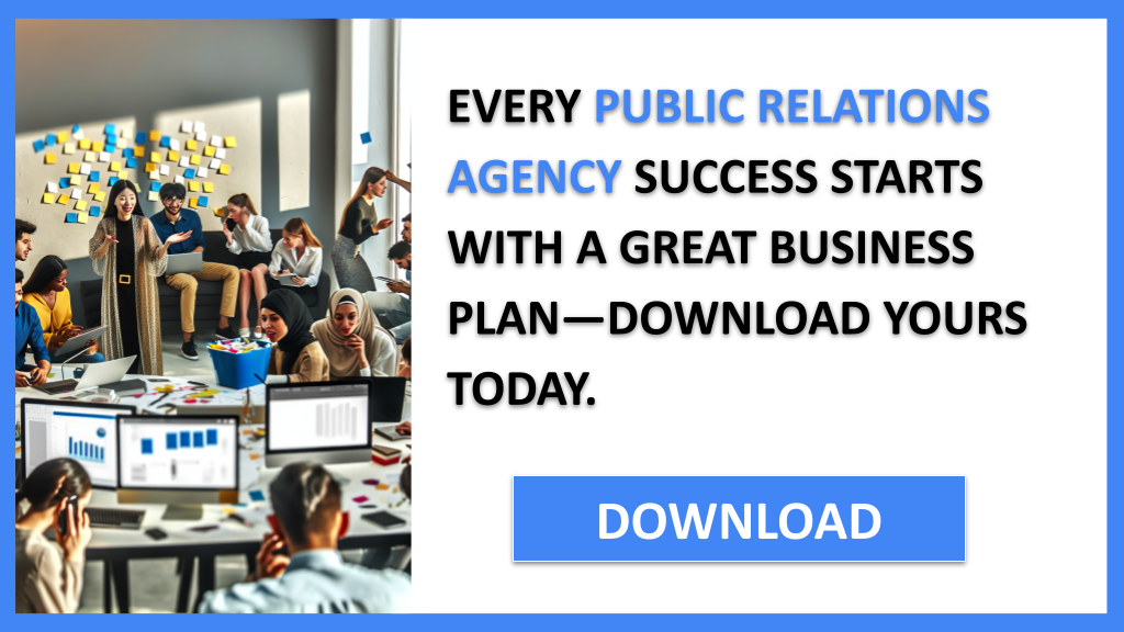 Business Plan Example for Public Relations Agency - Public Relations Agency Business Plan- CTA1
