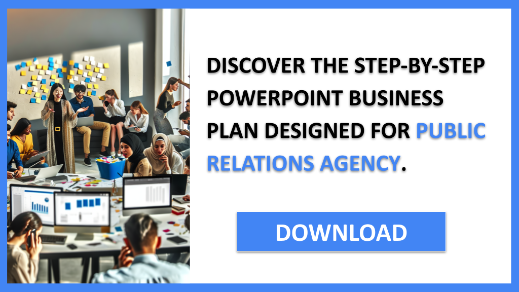 Business Plan Example for Public Relations Agency - Public Relations Agency Business Plan- CTA2