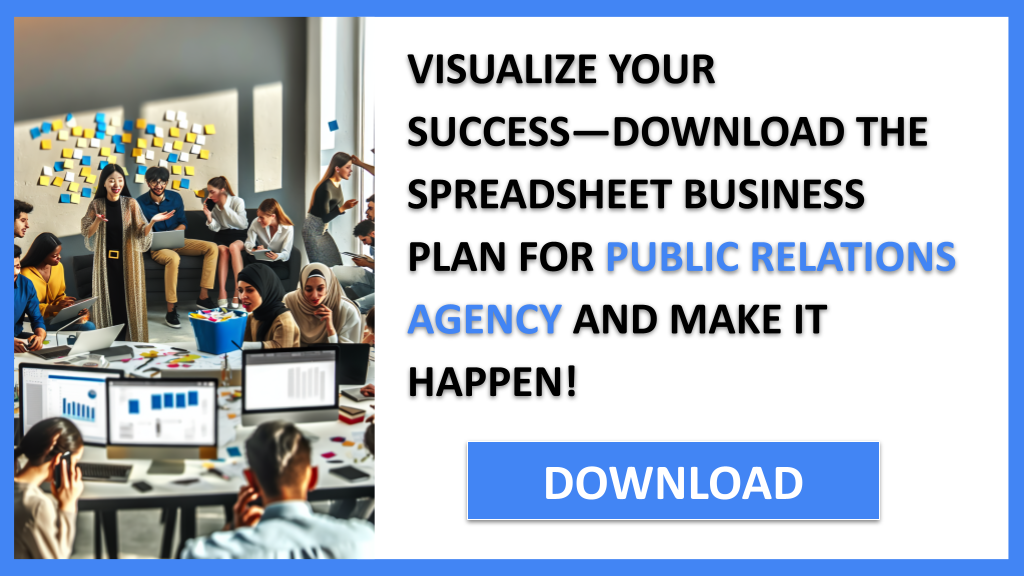 Business Plan Example for Public Relations Agency - Public Relations Agency Business Plan- CTA3