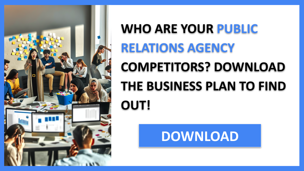Business Plan Example for Public Relations Agency - Public Relations Agency Competition Study- CTA1