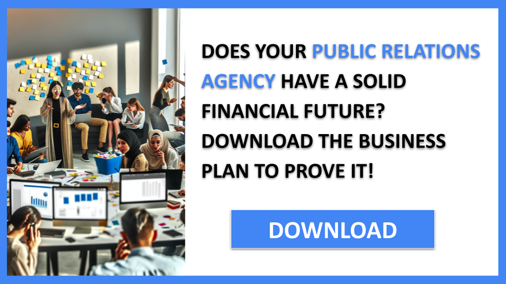 Business Plan Example for Public Relations Agency - Public Relations Agency Financial Plan- CTA1