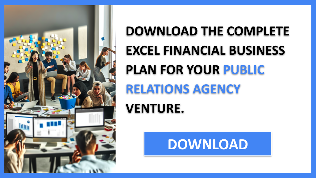 Business Plan Example for Public Relations Agency - Public Relations Agency Financial Plan- CTA2