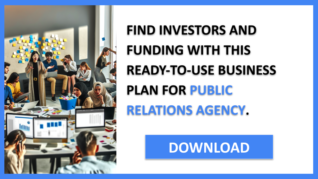 Business Plan Example for Public Relations Agency - Public Relations Agency Funding Options- CTA3