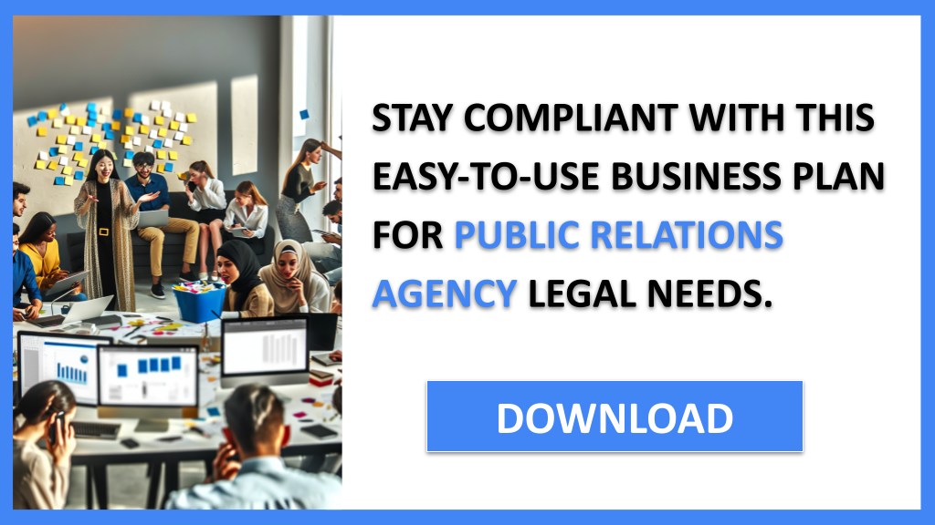 Business Plan Example for Public Relations Agency - Public Relations Agency Legal Considerations- CTA3
