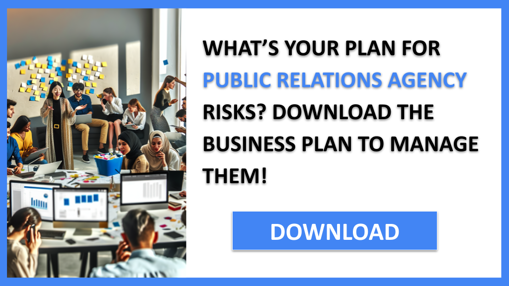 Business Plan Example for Public Relations Agency - Public Relations Agency Risk Management- CTA1