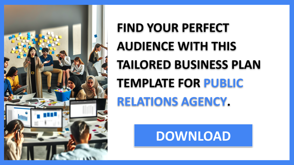 Business Plan Example for Public Relations Agency - Public Relations Agency Customer Segments- CTA2