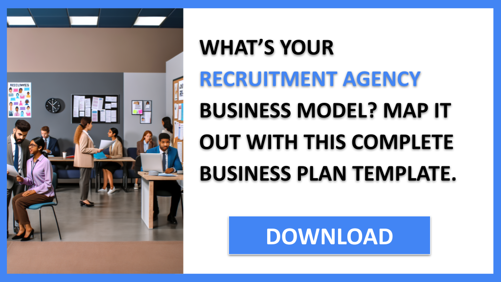 Business Plan Example for Recruitment Agency - Recruitment Agency Business Model Canvas- CTA1