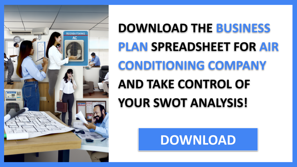 Business Plan Example for Air Conditioning Company - Air Conditioning Company SWOT Analysis- CTA3