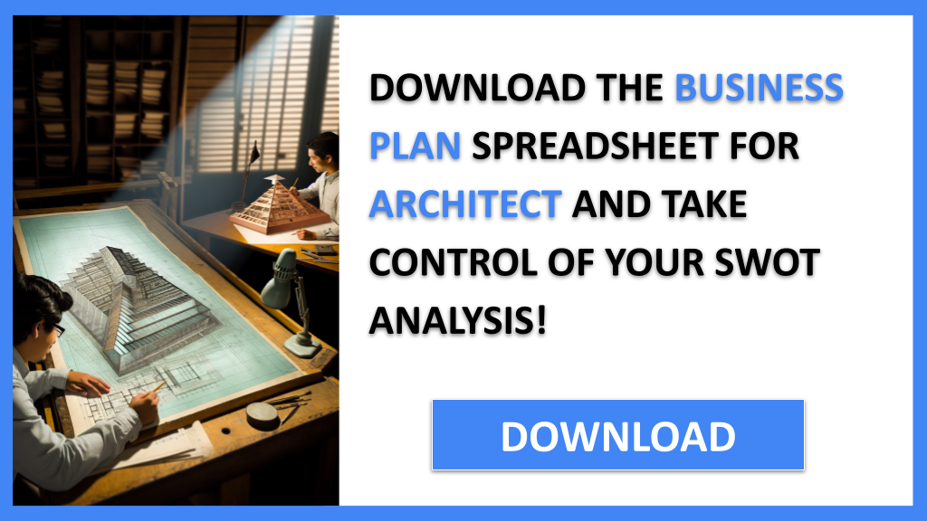 Business Plan Example for Architect - Architect SWOT Analysis- CTA3