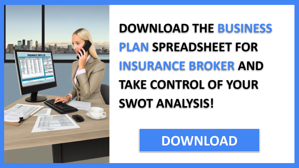 Business Plan Example for Insurance Broker - Insurance Broker SWOT Analysis- CTA3