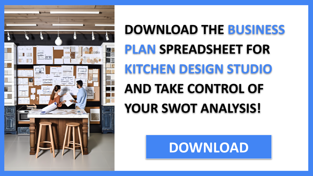 Business Plan Example for Kitchen Design Studio - Kitchen Design Studio SWOT Analysis- CTA3