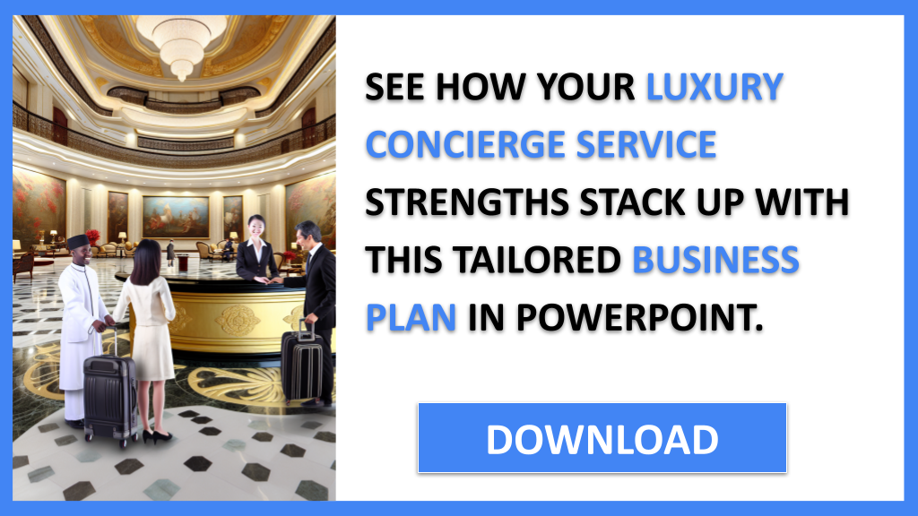 Business Plan Example for Luxury Concierge Service - Luxury Concierge Service SWOT Analysis- CTA2