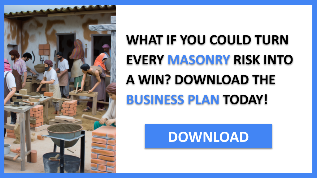 Business Plan Example for Masonry - Masonry SWOT Analysis- CTA1