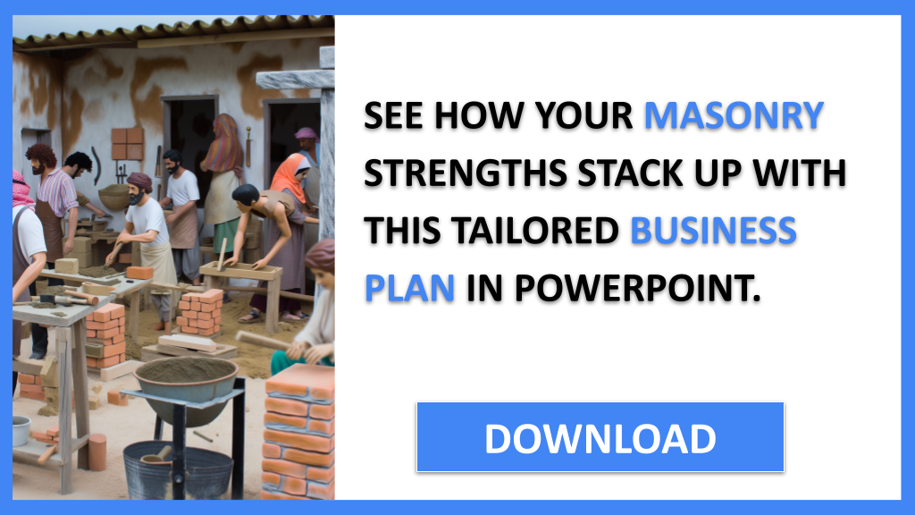 Business Plan Example for Masonry - Masonry SWOT Analysis- CTA2