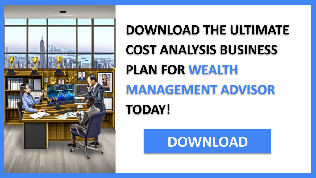 Business Plan Example for Wealth Management Advisor - Wealth Management Advisor Costs- CTA3