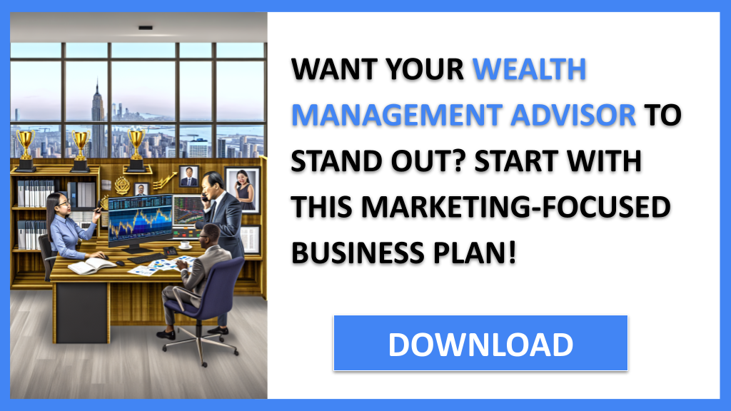 Business Plan Example for Wealth Management Advisor - Wealth Management Advisor Marketing Plan- CTA1