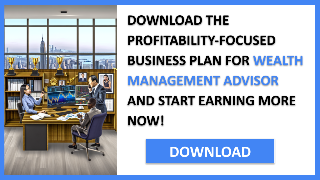 Business Plan Example for Wealth Management Advisor - Wealth Management Advisor Profitability- CTA3
