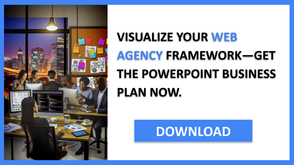 Business Plan Example for Web Agency - Web Agency Business Model Canvas- CTA3