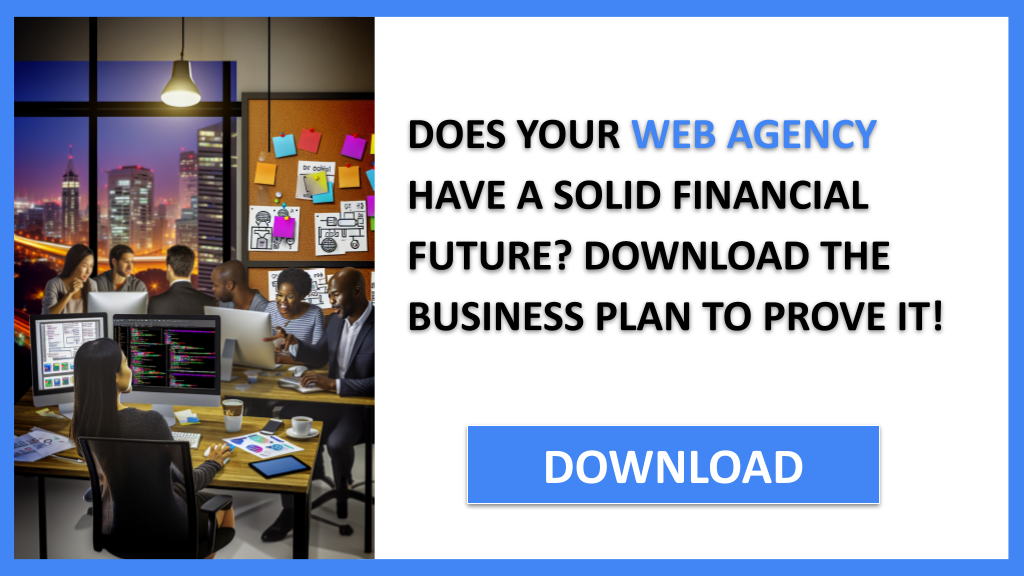 Business Plan Example for Web Agency - Web Agency Financial Plan- CTA1