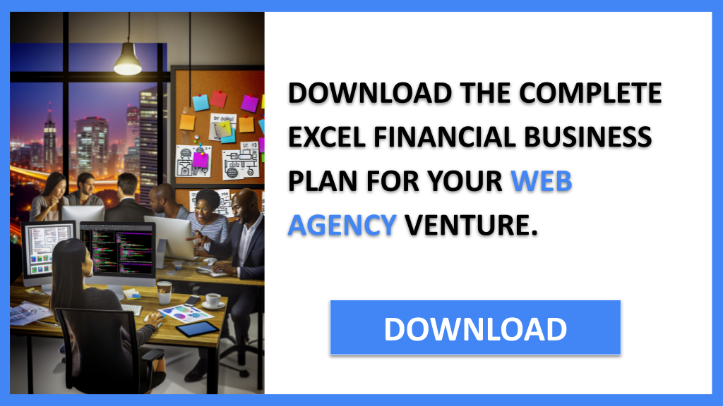 Business Plan Example for Web Agency - Web Agency Financial Plan- CTA2