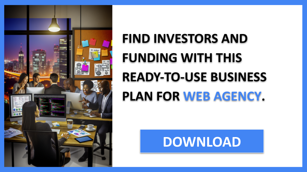Business Plan Example for Web Agency - Web Agency Funding Options- CTA3