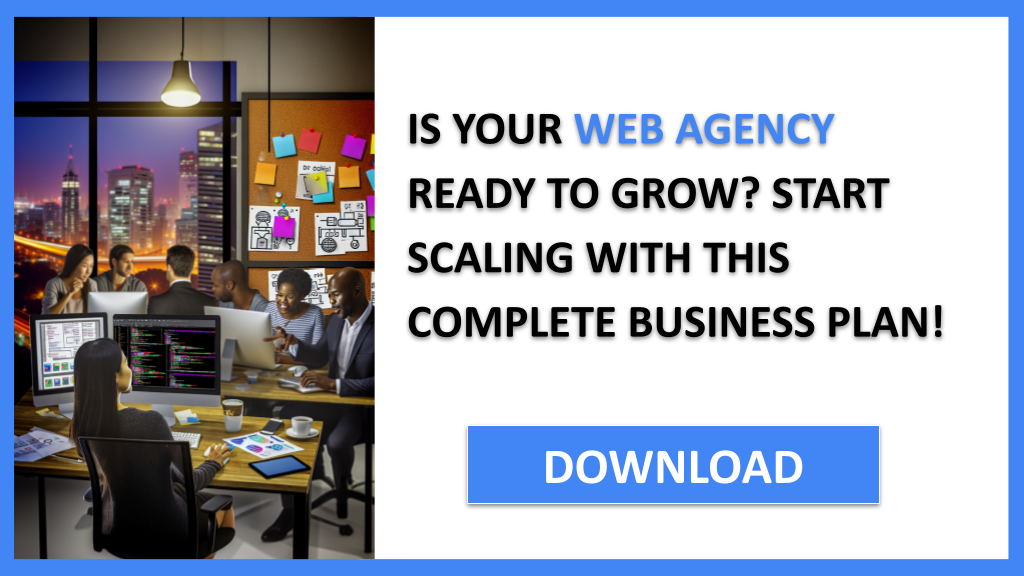 Business Plan Example for Web Agency - Web Agency Growth Strategy- CTA1