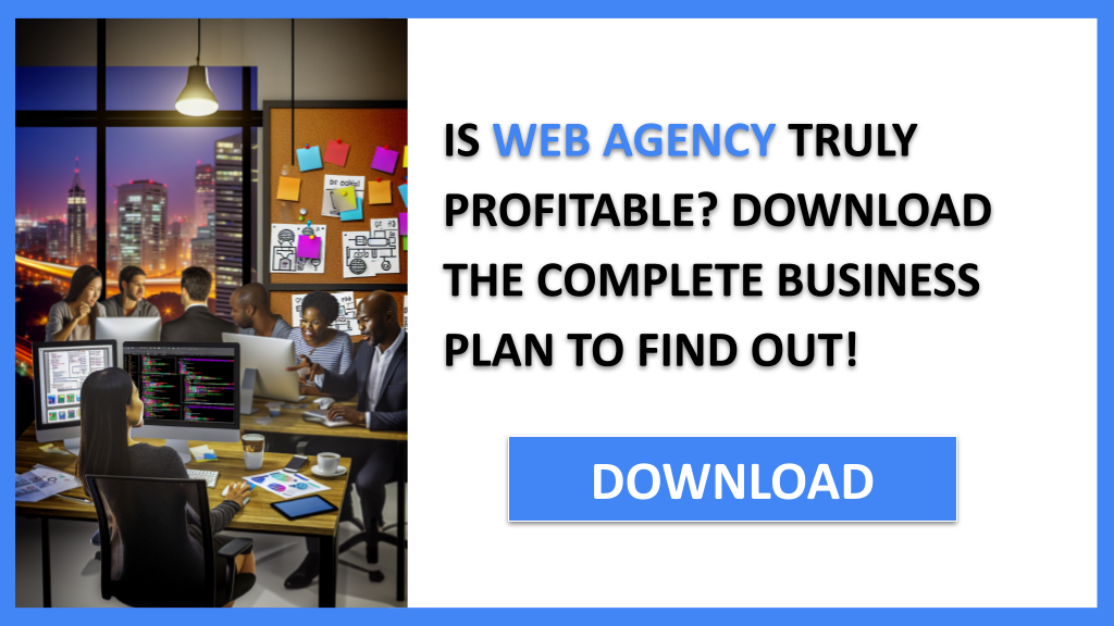 Business Plan Example for Web Agency - Web Agency Profitability- CTA1