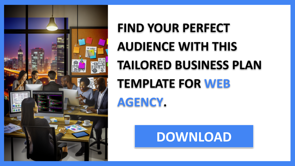 Business Plan Example for Web Agency - Web Agency Customer Segments- CTA2