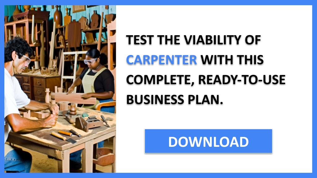 Business Plan Example for Carpenter - Carpenter Feasibility Study- CTA3