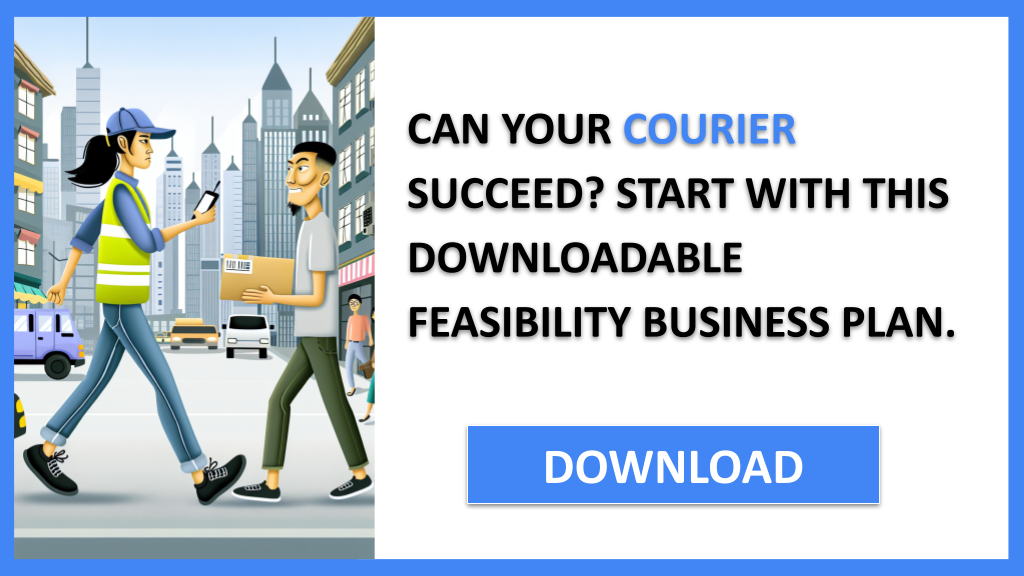 Business Plan Example for Courier - Courier Feasibility Study- CTA1