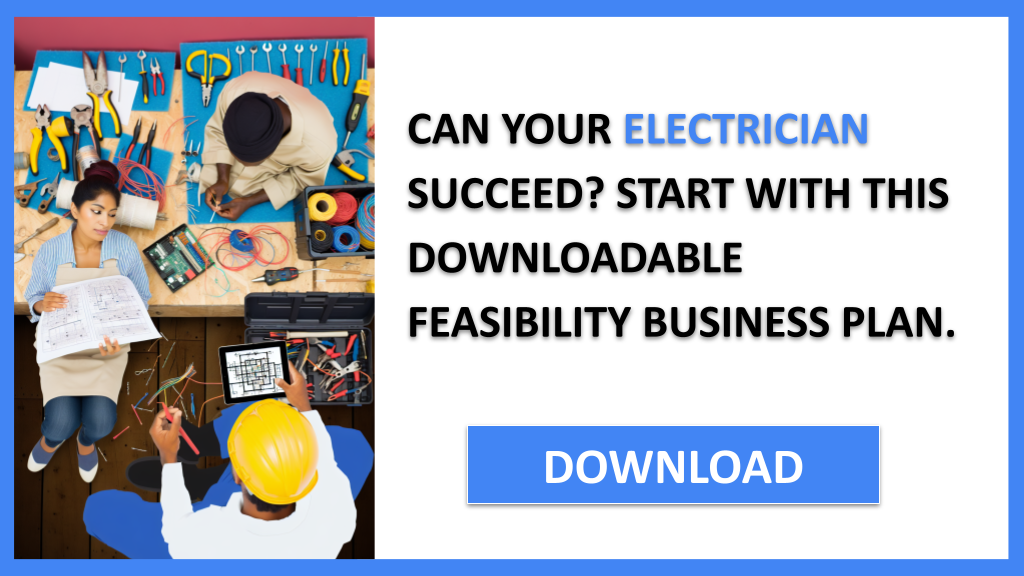 Business Plan Example for Electrician - Electrician Feasibility Study- CTA1