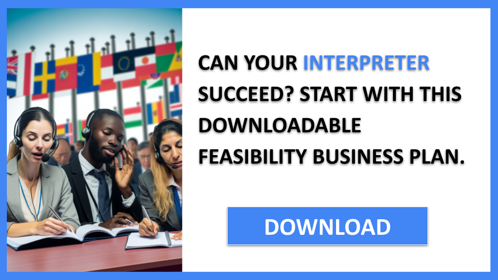 Business Plan Example for Interpreter - Interpreter Feasibility Study- CTA1