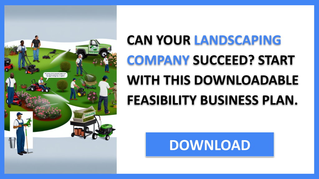 Business Plan Example for Landscaping Company - Landscaping Company Feasibility Study- CTA1