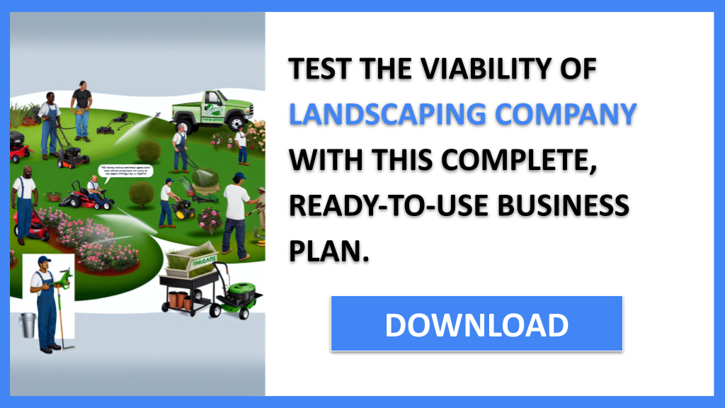 Business Plan Example for Landscaping Company - Landscaping Company Feasibility Study- CTA3