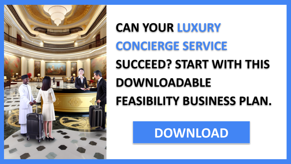 Business Plan Example for Luxury Concierge Service - Luxury Concierge Service Feasibility Study- CTA1