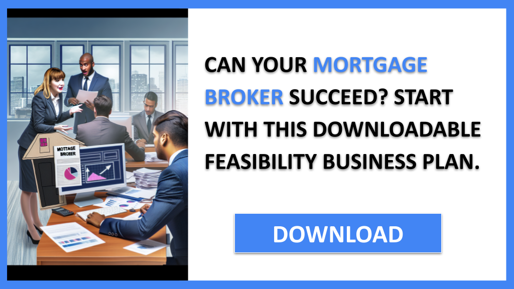 Business Plan Example for Mortgage Broker - Mortgage Broker Feasibility Study- CTA1