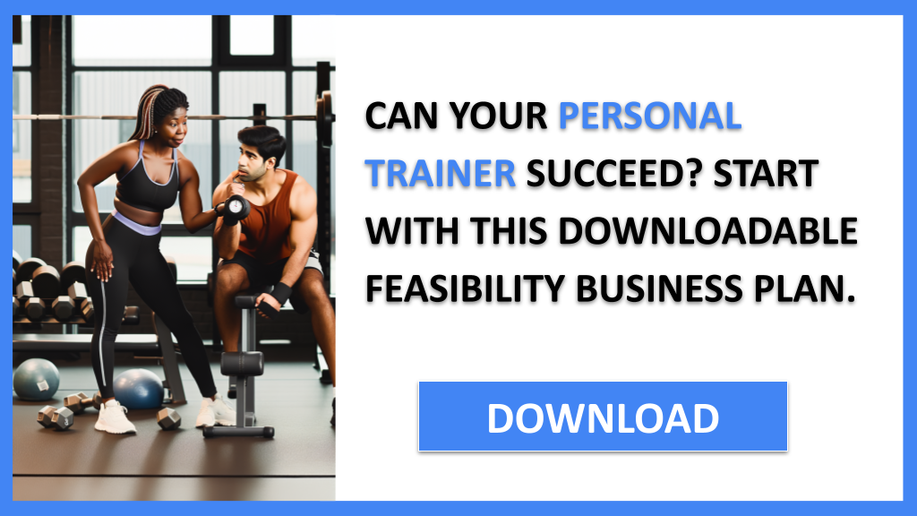 Business Plan Example for Personal Trainer - Personal Trainer Feasibility Study- CTA1