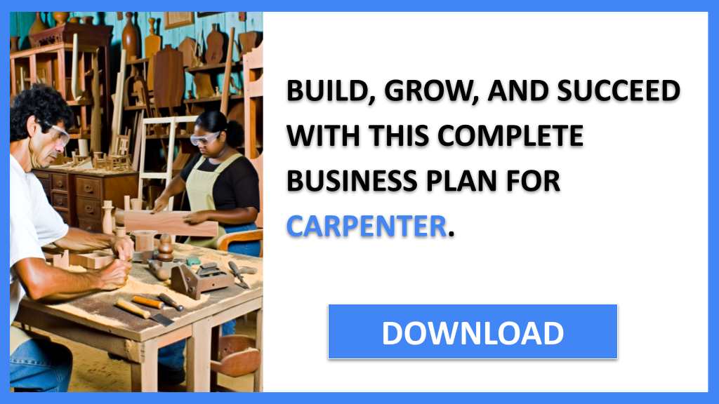 Business Plan Example for Carpenter - Carpenter Complete Guide- CTA3