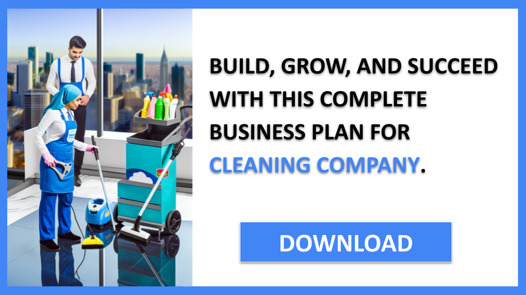 Business Plan Example for Cleaning Company - Cleaning Company Complete Guide- CTA3