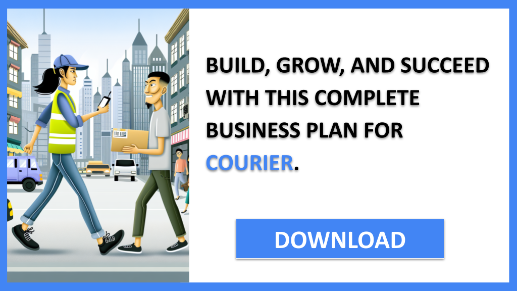 Business Plan Example for Courier - Courier Complete Guide- CTA3