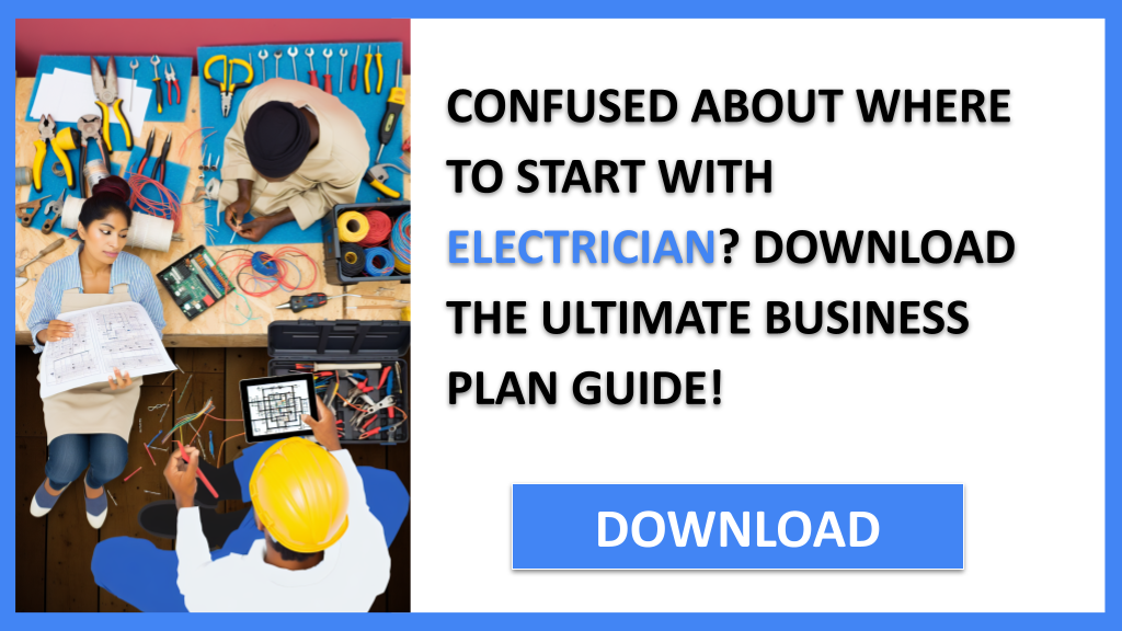 Business Plan Example for Electrician - Electrician Complete Guide- CTA1