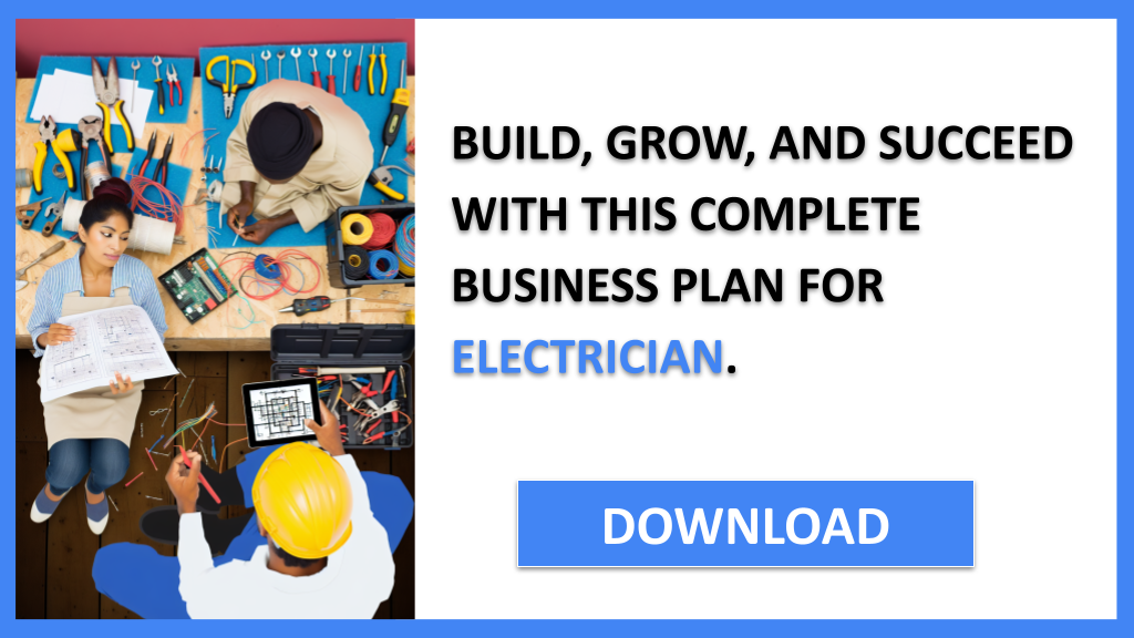 Business Plan Example for Electrician - Electrician Complete Guide- CTA3