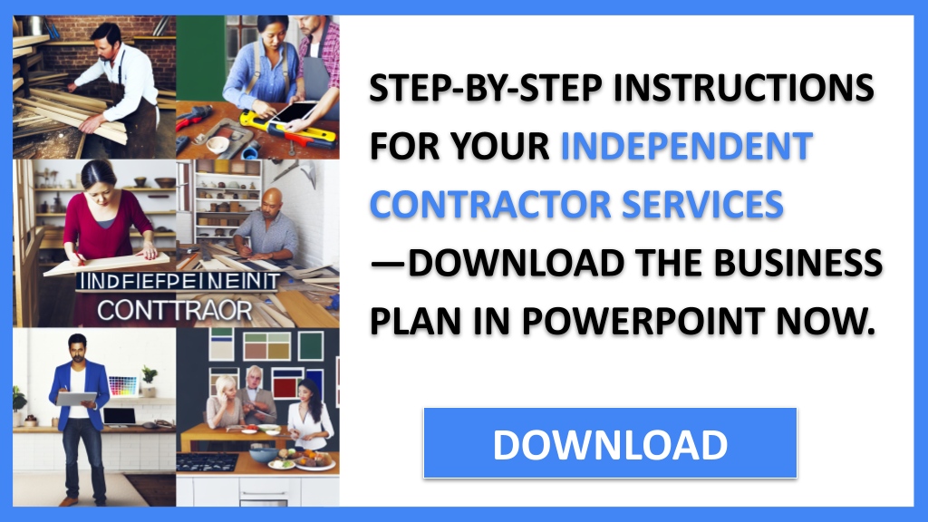 Business Plan Example for Independent Contractor Services - Independent Contractor Services Complete Guide- CTA2